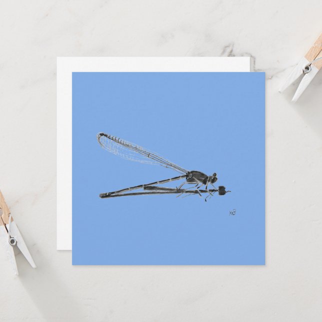 Carte Dragon Fly (Devant/Arrière en situation)