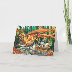 Carte Dragon fonctionnant avec des loups par Carla le
