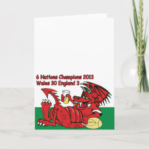 Carte Dragon gallois, 6 Champions des Nations, Pays de G