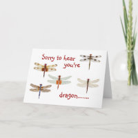Carte Dragon Get Well