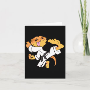 Carte Dragon Karaté Samurai Lizard Drago Bardé