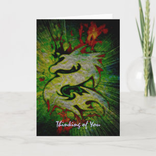 Carte Dragon Pensée pour Vous