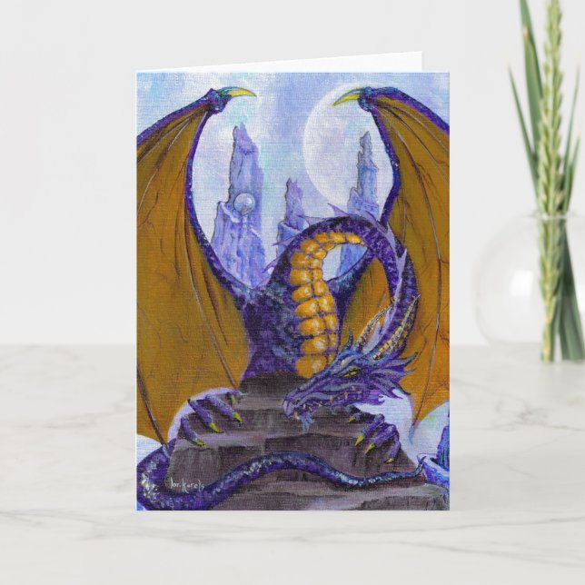 Carte dragon pourpre (Devant)