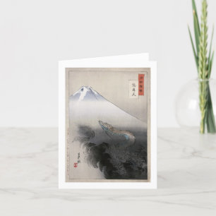 Carte Dragon se lève au ciel Ogata Gekko Art