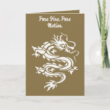 Dragon Stencil Style Cut Out Illustration