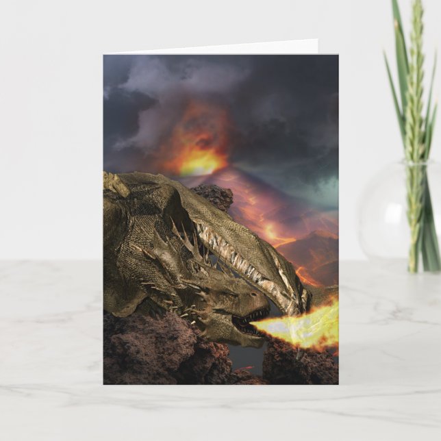 Carte Dragon Volcano Lava (Devant)