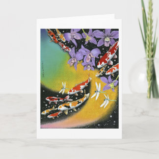 Carte Dragonfly Dream VIII (Dawn in the Fish Pond)