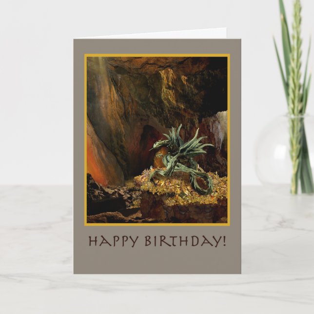Carte Dragon's Lair birthday card (Devant)