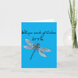 Carte Dragoy murmure des paroles de sagesse Dragon Fly