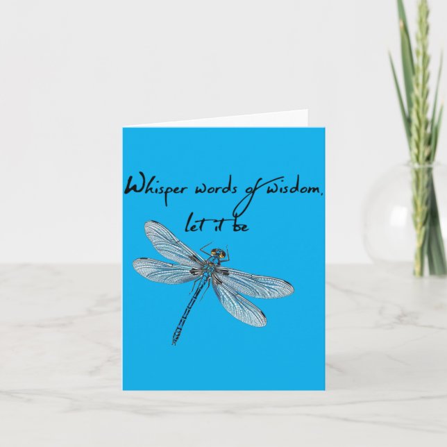 Carte Dragoy murmure des paroles de sagesse Dragon Fly (Devant)