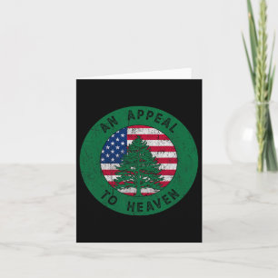 Carte Drapeau 4 juillet Appel au Ciel Drapeau Arbre de p