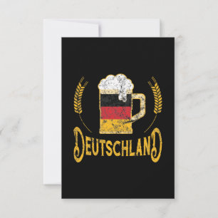 Carte Drapeau allemand Deutschland Bière Lover Oktoberfe