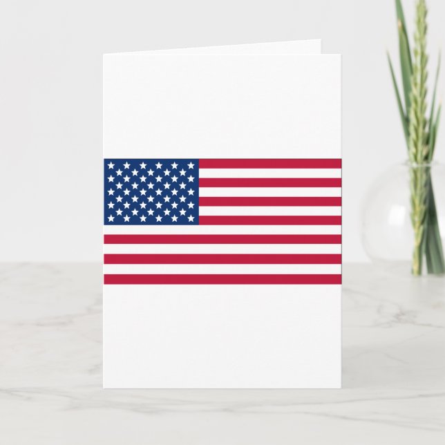 Carte Drapeau américain (Devant)