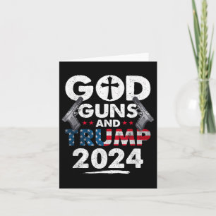 Carte Drapeau Américain 2024 De God Guns Et Trump