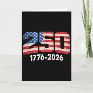Carte Drapeau américain 250 ans 1776-2026 250e anniversa
