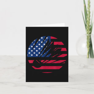 Carte Drapeau américain Badminton Chemise Hommes Femmes