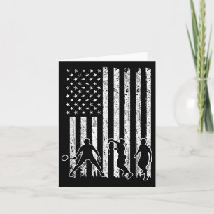 Carte Drapeau américain Badminton Chemise Hommes Usa Dra