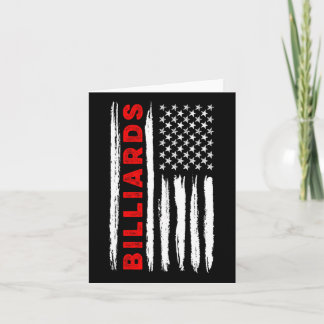 Carte Drapeau américain Billiards États-Unis Hommes Femm