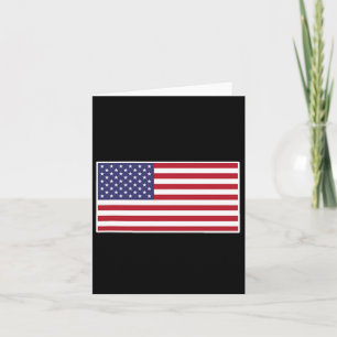 Carte Drapeau américain Cool Patriotique États-Unis Drap