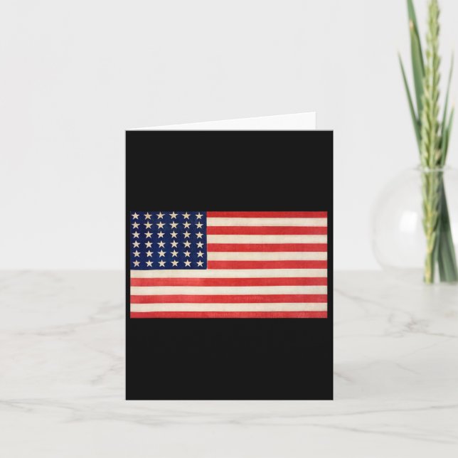 Carte Drapeau américain de base pour hommes femmes et en (Devant)