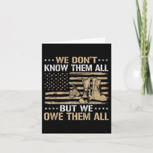 Carte Drapeau américain des vétérans patriotiques 4 juil