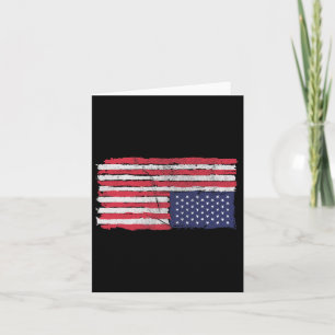 Carte Drapeau Américain Distress Vers Le Bas États-Unis