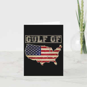 Carte Drapeau Américain Drôle Du Golfe D'Usa 12