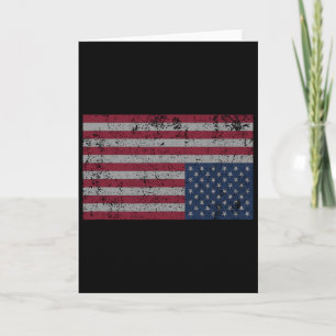 Carte Drapeau américain en détresse à l'envers États-Uni
