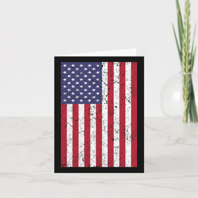 Carte Drapeau américain États-Unis d'Amérique 4t (Devant)