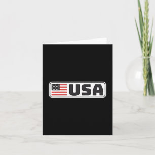 Carte Drapeau américain Fierté des Américains patriotiqu