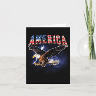 Carte Drapeau Américain Font Aigle Flashes Pour Hommes E