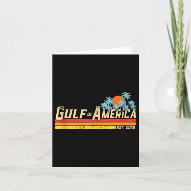 Carte Drapeau Américain G 2025 Du Golfe Des Etats-Unis E (Devant)