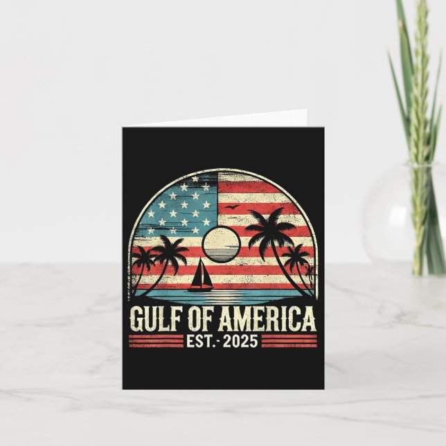 Carte Drapeau Américain G 2025 Du Golfe Des Etats-Unis E (Devant)