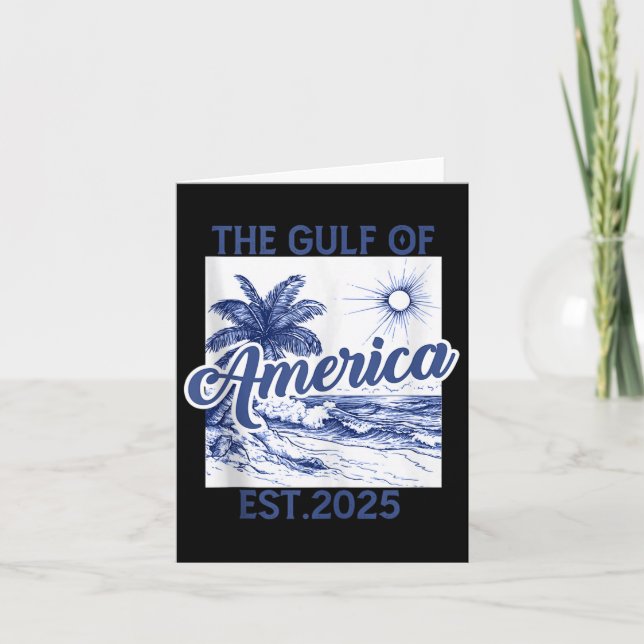 Carte Drapeau Américain G 2025 Du Golfe Des Etats-Unis E (Devant)
