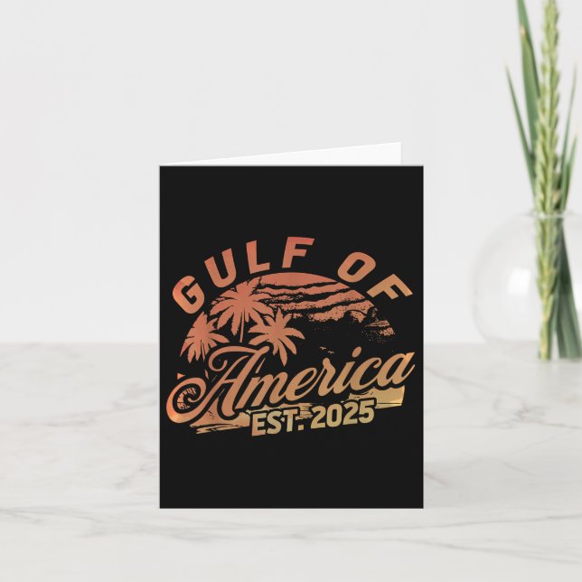 Carte Drapeau Américain G 2025 Du Golfe Des Etats-Unis E (Devant)
