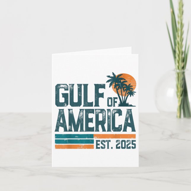 Carte Drapeau Américain G 2025 Du Golfe Des Etats-Unis E (Devant)