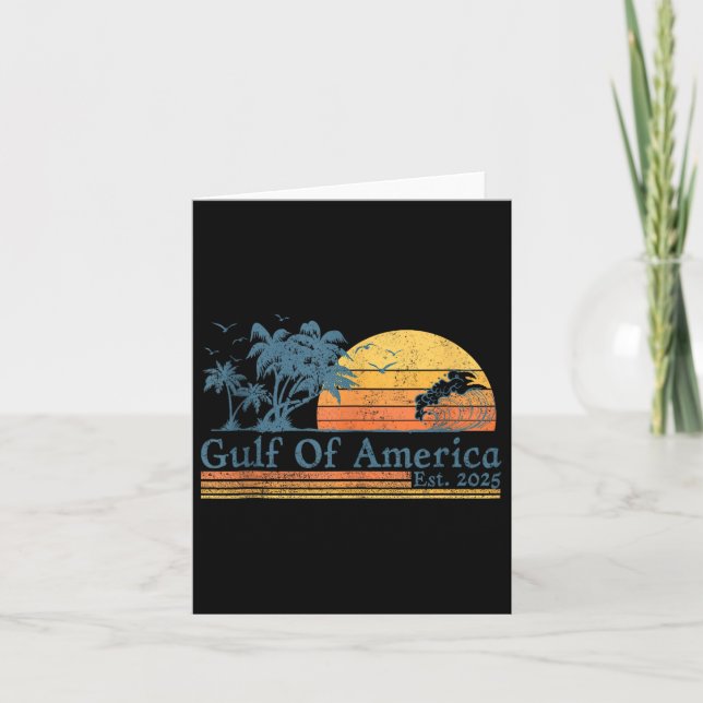 Carte Drapeau Américain G 2025 Du Golfe Des Etats-Unis E (Devant)