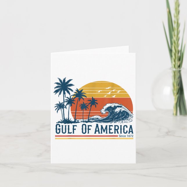 Carte Drapeau Américain G 2025 Du Golfe Des Etats-Unis E (Devant)