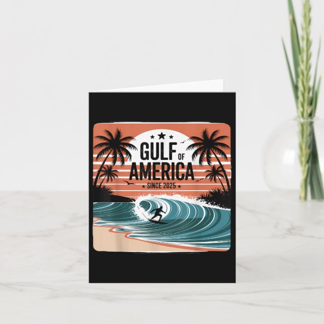 Carte Drapeau Américain G 2025 Du Golfe Des Etats-Unis E (Devant)