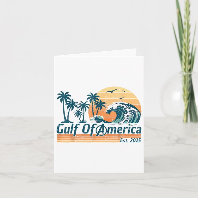 Carte Drapeau Américain G 2025 Du Golfe Des Etats-Unis E (Devant)