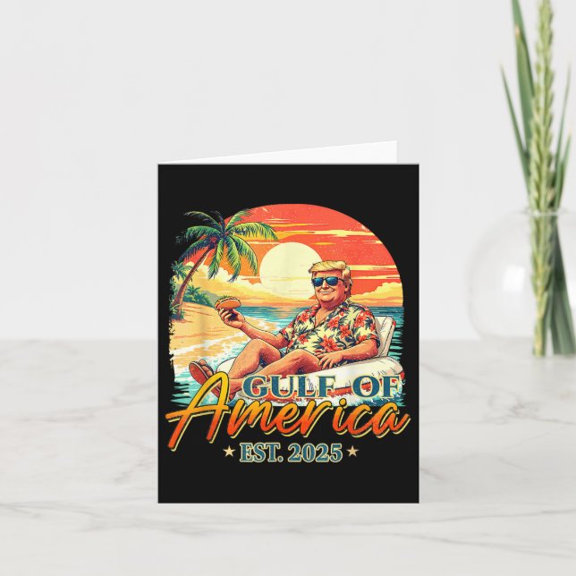 Carte Drapeau Américain G 2025 Du Golfe Des Etats-Unis E (Devant)