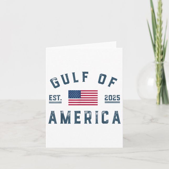 Carte Drapeau Américain Golfe Des Etats-Unis Est 2025 (Devant)