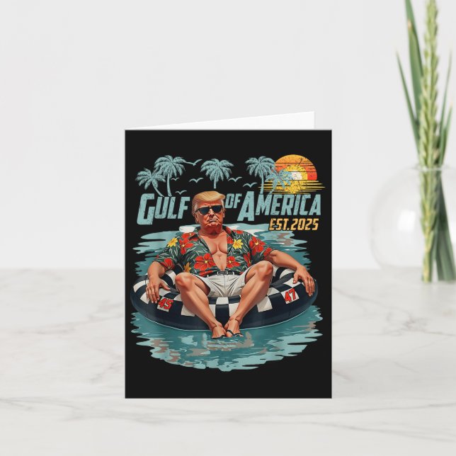 Carte Drapeau Américain Gulf Of Usa America Est 2025 Gul (Devant)