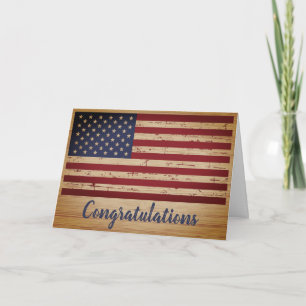 Carte Drapeau américain patriotique