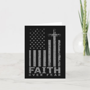 Carte Drapeau américain patriotique foi cadeau sur la pe