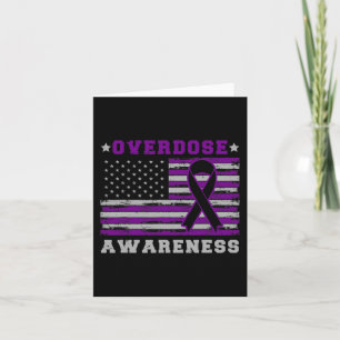 Carte Drapeau américain patriotique surdose de drogue Op