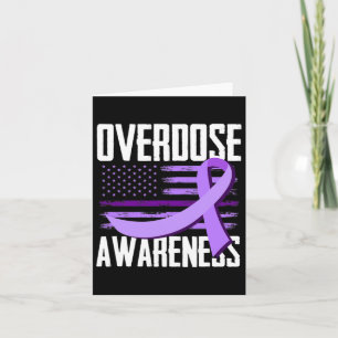 Carte Drapeau américain patriotique surdose de drogue su