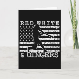 Carte Drapeau Américain Rouge Blanc Et Dingers Vendre So
