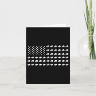 Carte Drapeau Américain Sushi Nourriture Usa Patriotisme