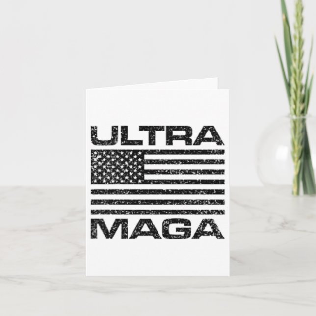 Carte Drapeau américain Ultra Mega Ultramega Femmes Enfa (Devant)